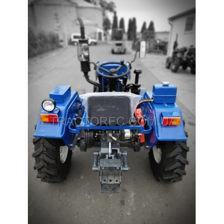 Мототрактор Т-24 потужністю 24 к.с, двохкорпусний плуг та грунтофреза 140 см в комплекті, широкі шини, потужна рама, ось 50мм, генератор